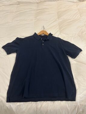 Louis Vuitton Navy Short-Sleeve Polo